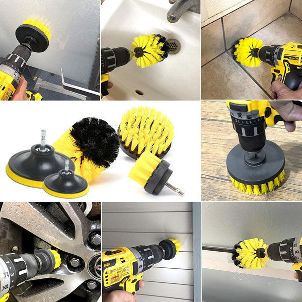 Set krtač za učinkovito čiščenje Drill-Brushes (10)