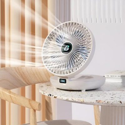 Mini ventilador portátil - oscilación 120°, batería 12h | AIRCOLIO